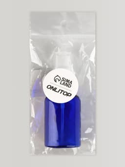 Бутылочка для хранения, с распылителем, 50 мл, цвет синий/белый