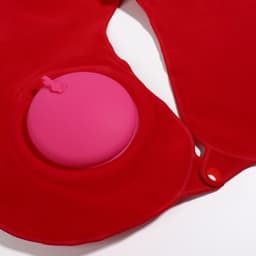 Подушка надувная для шеи, дорожная, с насосом, 47×27 см, МИКС