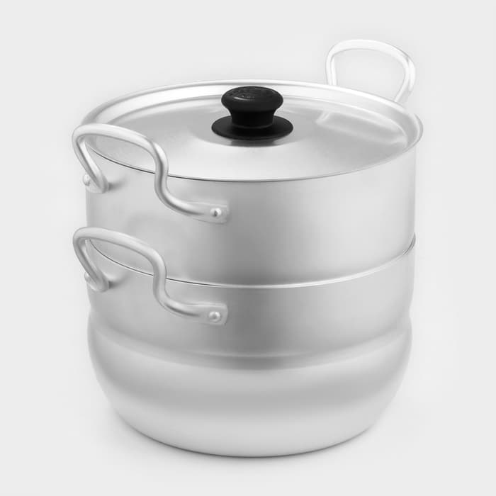 Кастрюля-пароварка, 2.5 л, 1 сетка, штампованный алюминий