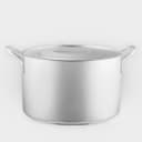 Котёл, 30 л, d=40 см, с крышкой, алюминий, серебристая