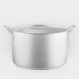 Котёл, 30 л, d=40 см, с крышкой, алюминий, серебристая