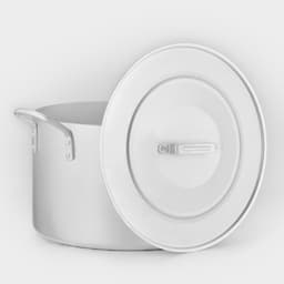 Котёл, 30 л, d=40 см, с крышкой, алюминий, серебристая