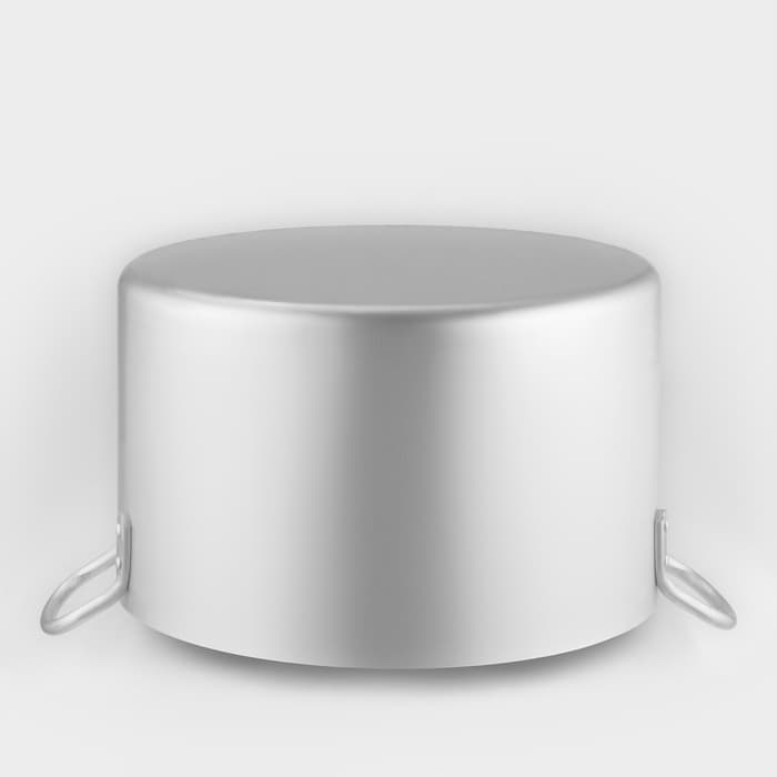 Котёл, 30 л, d=40 см, с крышкой, алюминий, серебристая