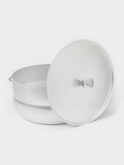 Котелок туристический, 6 л, с крышкой, штампованный алюминий