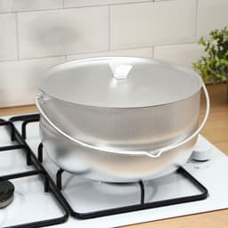 Котелок туристический, 6 л, с крышкой, штампованный алюминий