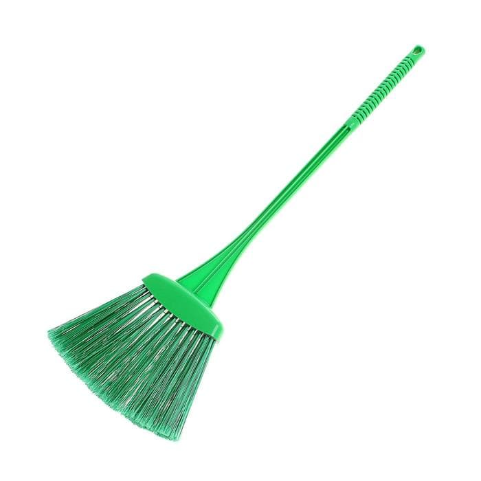 Веник жёсткий Альтернатива, с черенком, пластик, 74×14×4 см, МИКС