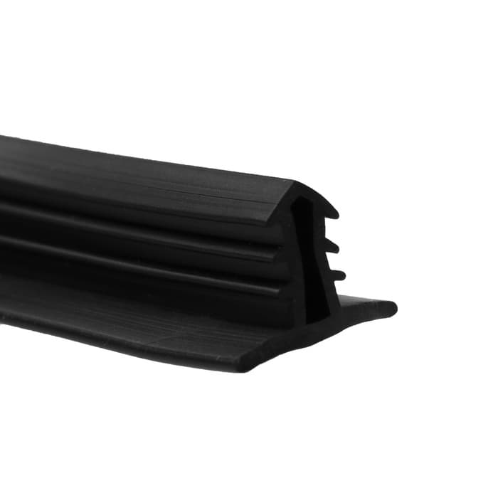 Уплотнитель лобового стекла TORSO, резина, 1.6 м, черный