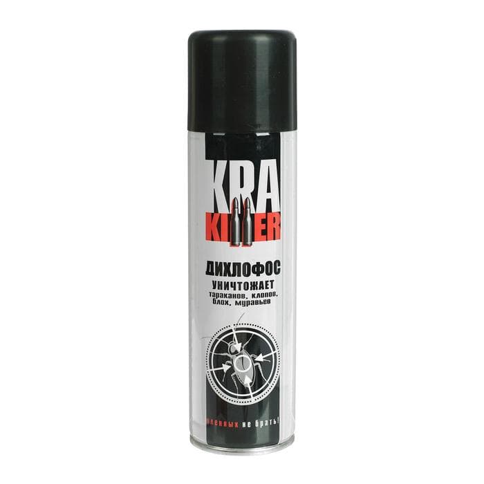 Аэрозоль от насекомых Дихлофос KRA Killer от ползающих насекомых, 230 мл