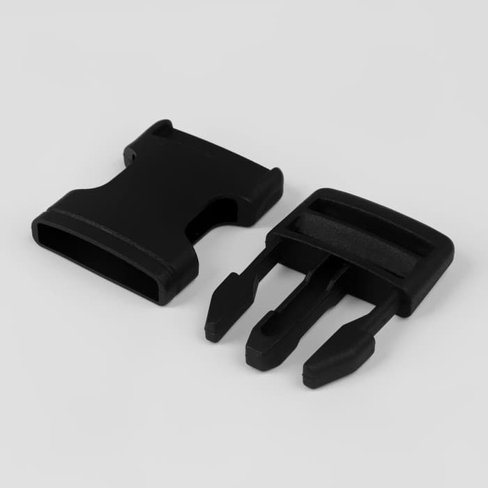 Фастекс 25 мм, нагрузка до 15 кг, 10 шт., чёрный