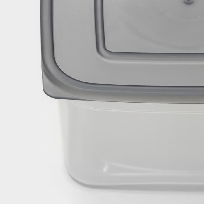 Контейнер пищевой Альтернатива «Ассорти», 1 л, пластик, прозрачный, крышка МИКС