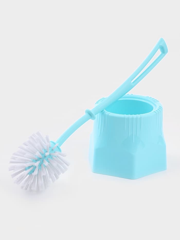 Ёршик для унитаза «Лотос», 13.5×13.5×34.5 см, с подставкой, МИКС