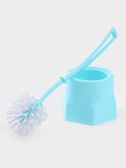 Ёршик для унитаза «Лотос», 13.5×13.5×34.5 см, с подставкой, МИКС