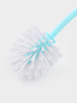 Ёршик для унитаза «Лотос», 13.5×13.5×34.5 см, с подставкой, МИКС