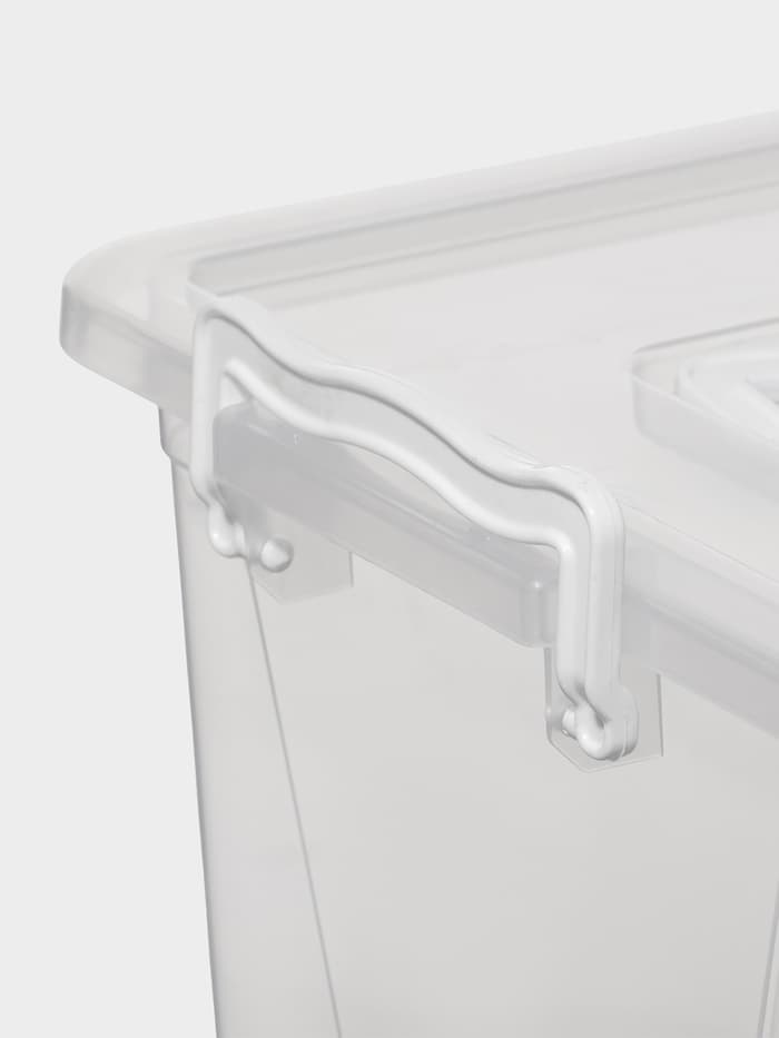 Контейнер пищевой Альтернатива, 8.5 л, пластик, прозрачный, ручки МИКС