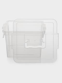 Контейнер пищевой Альтернатива, 8.5 л, пластик, прозрачный, ручки МИКС