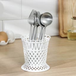 Подставка для столовых приборов Альтернатива «Семь злаков», 11.5×11.5×12 см, пластик, МИКС