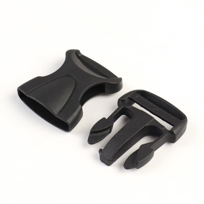 Фастекс 25 мм, нагрузка до 15 кг, 10 шт., чёрный