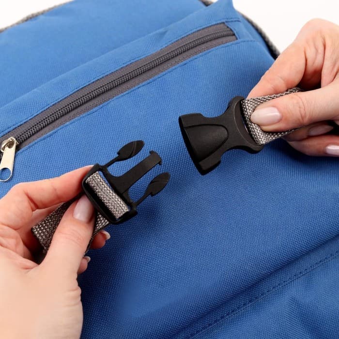 Фастекс 25 мм, нагрузка до 15 кг, 10 шт., чёрный