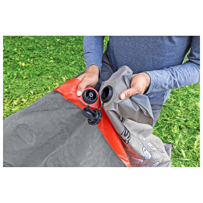 Матрас надувной Roll & Relax, 203×152×22 см, 67703 Bestway