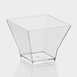 Форма одноразовая для фуршета «Пагода», 90 мл, пластик, прозрачная