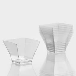 Форма одноразовая для фуршета «Пагода», 90 мл, пластик, прозрачная