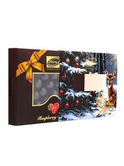 Шоколадное драже «Малина в темном шоколаде», Золотой Новый Год, 100 г