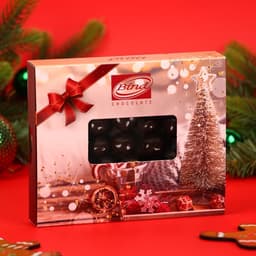 Шоколадное драже «Малина в темном шоколаде», Золотой Новый Год, 100 г