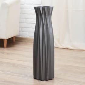 Ваза напольная «Геометрия», грани, 16×60 см, серая