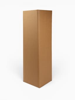 Ваза напольная «Геометрия», грани, 16×60 см, керамика, серая