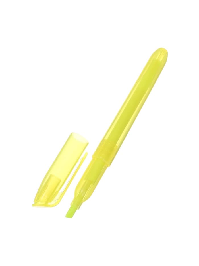 Маркер-текстовыделитель Calligrata, скошенный наконечник, узел 5 мм, жёлтый