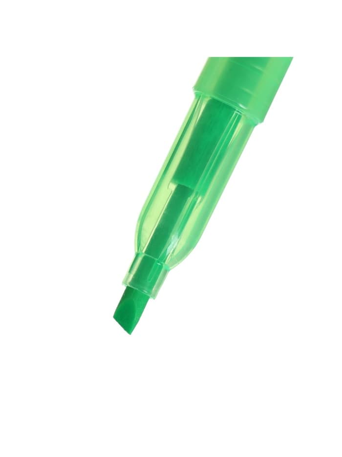 Маркер-текстовыделитель Calligrata, скошенный наконечник, узел 5 мм, зелёный