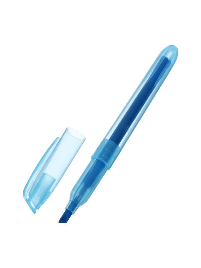 Маркер-текстовыделитель Calligrata, скошенный наконечник, узел 5 мм, синий