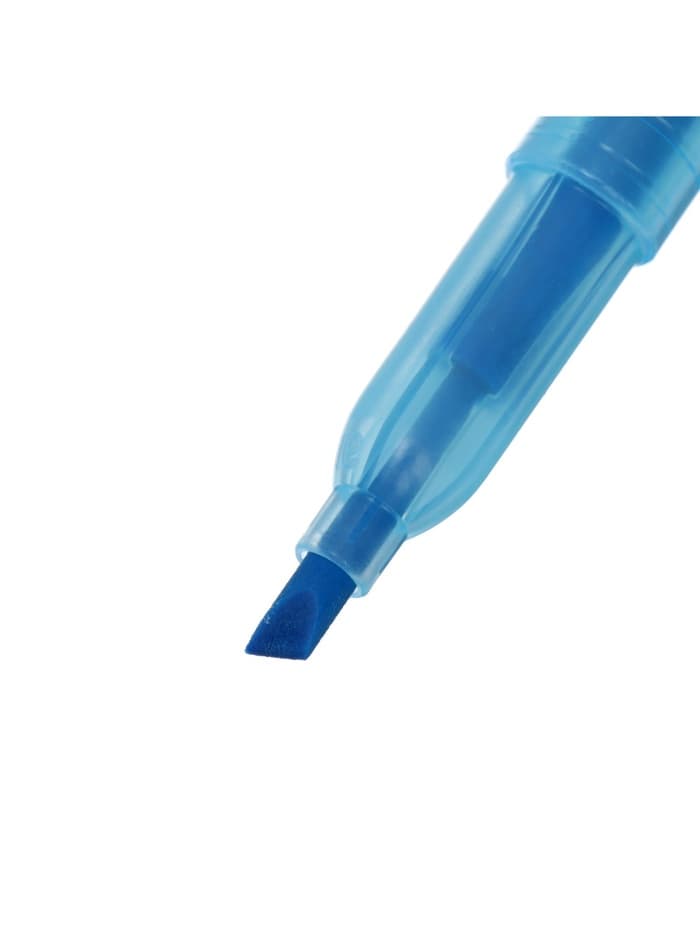 Маркер-текстовыделитель Calligrata, скошенный наконечник, узел 5 мм, синий