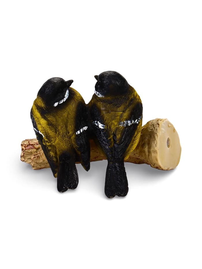 Садовая фигура из полистоуна «Синицы на ветке», подвесная, 16×12×12 см