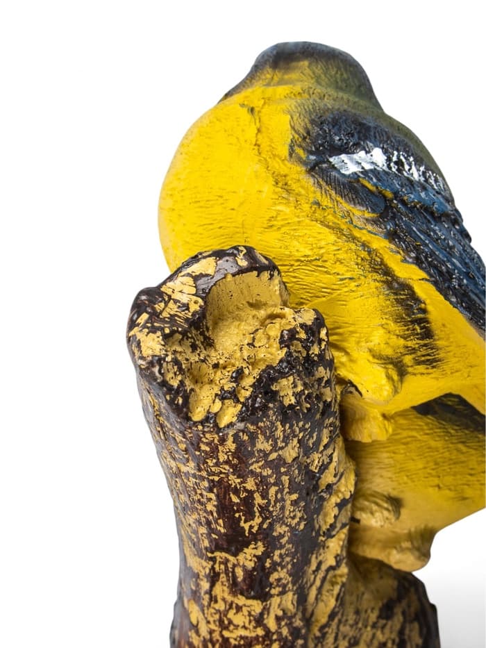 Садовая фигура из полистоуна «Синицы на ветке», подвесная, 16×12×12 см