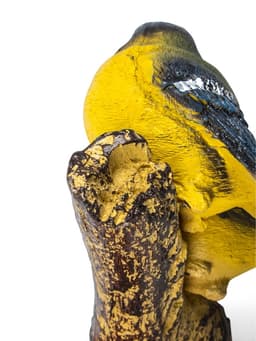 Садовая фигура из полистоуна «Синицы на ветке», подвесная, 16×12×12 см