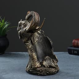 Подставка для бутылки «Слон», под бронзу, 14×13×25 см