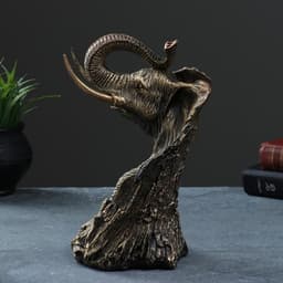 Подставка для бутылки «Слон», под бронзу, 14×13×25 см