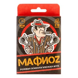 Настольная игра для детей и взрослых Гелий «МафиОZ», 18 игральных + 5 карт с правилами, 5.5×8.5 см