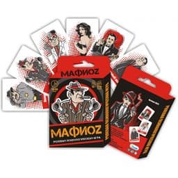 Настольная игра для детей и взрослых Гелий «МафиОZ», 18 игральных + 5 карт с правилами, 5.5×8.5 см