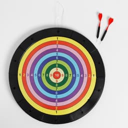 Дартс «ЕВРО», d=43 см, толщина 3 см, 2 дротика, дротик 13.5×2.5 см