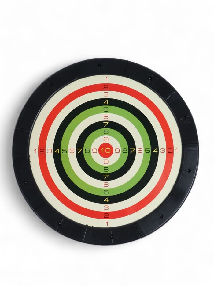 Дартс «ЕВРО», d=43 см, толщина 3 см, 2 дротика, дротик 13.5×2.5 см