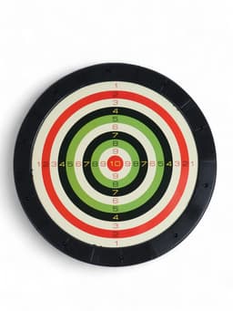 Дартс «ЕВРО», d=43 см, толщина 3 см, 2 дротика, дротик 13.5×2.5 см