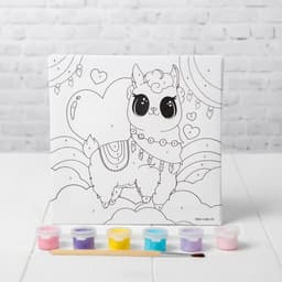 Картина по номерам для детей «Волшебная лама», 15×15 см