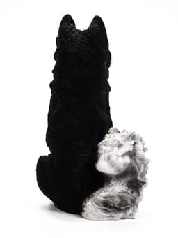 Садовая фигура из полистоуна «Хаски», 37×20×27 см