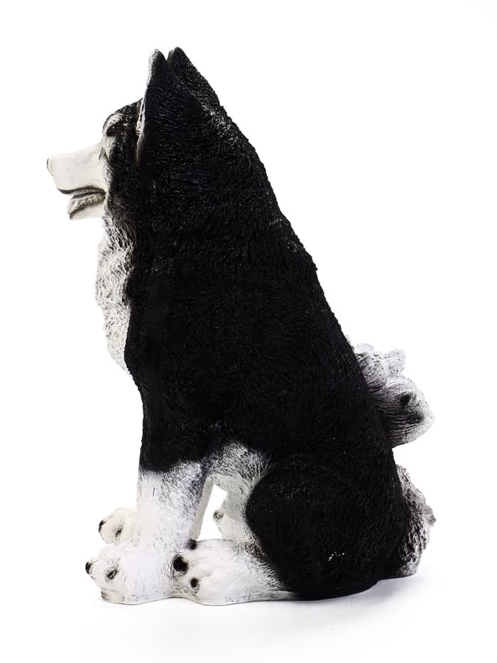 Садовая фигура из полистоуна «Хаски», 37×20×27 см