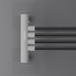 Держатель для полотенец, 4 спицы, на липучках