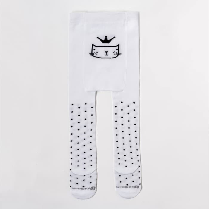 Колготки детские Крошка Я «Кошечка», белый, рост 98-104 см