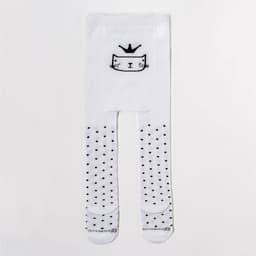 Колготки детские Крошка Я «Кошечка», белый, рост 98-104 см