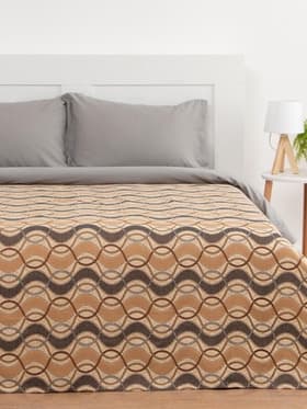 Покрывало гобеленовое 1.5-спальное «Этель. Волны», 140×200 см, 300 г/м²